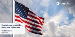 English courses at the American University 2025