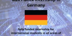 Max Planck Internship in Germany 2026 (Fully Funded)